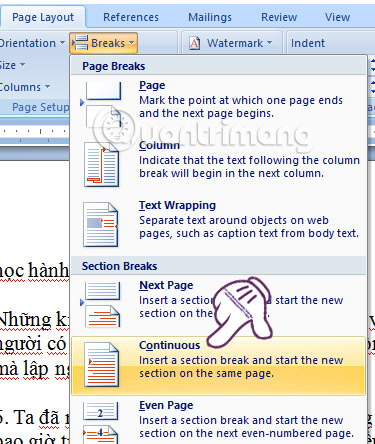 how to rotate page in word for single page ma