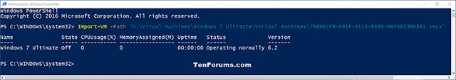 How to import Hyper-V virtual machines in Windows 10 Picture 12