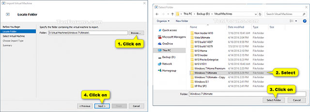 How to import Hyper-V virtual machines in Windows 10 Picture 3