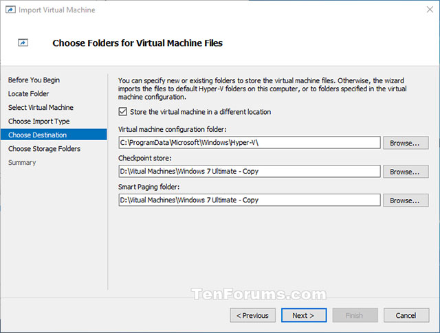 How to import Hyper-V virtual machines in Windows 10 Picture 7