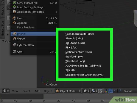 how to open dae files in blender