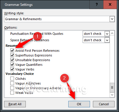 How to improve the Microsoft Word grammar checking tool Picture 6