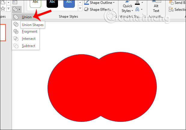 How to include shapes in PowerPoint Picture 5