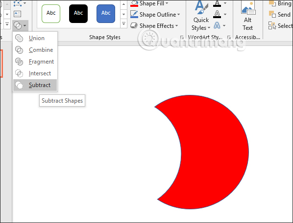 How to include shapes in PowerPoint Picture 9