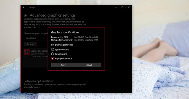 How to increase gaming performance on Windows 10 April 2018 Picture 4