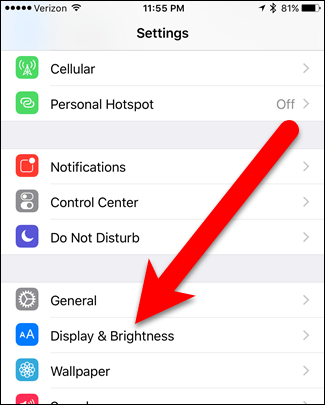 How to increase text size and icon (icon) on iPhone Picture 2