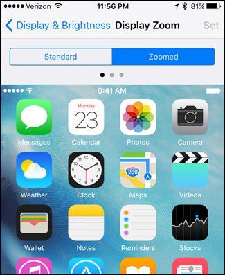 How to increase text size and icon (icon) on iPhone Picture 7