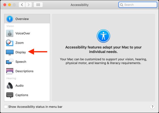 How to increase the contrast on the Mac screen Picture 3