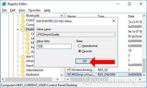 How to increase the quality of Windows desktop wallpapers Picture 5