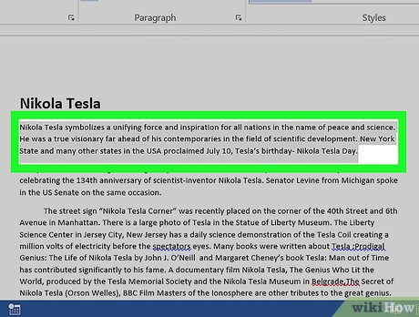 How to Indent in Word Picture 8