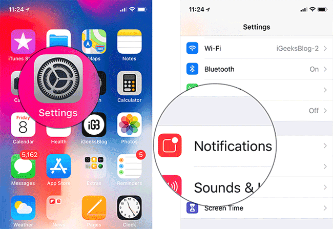 How to inform groups by application on iPhone, iPad Picture 1