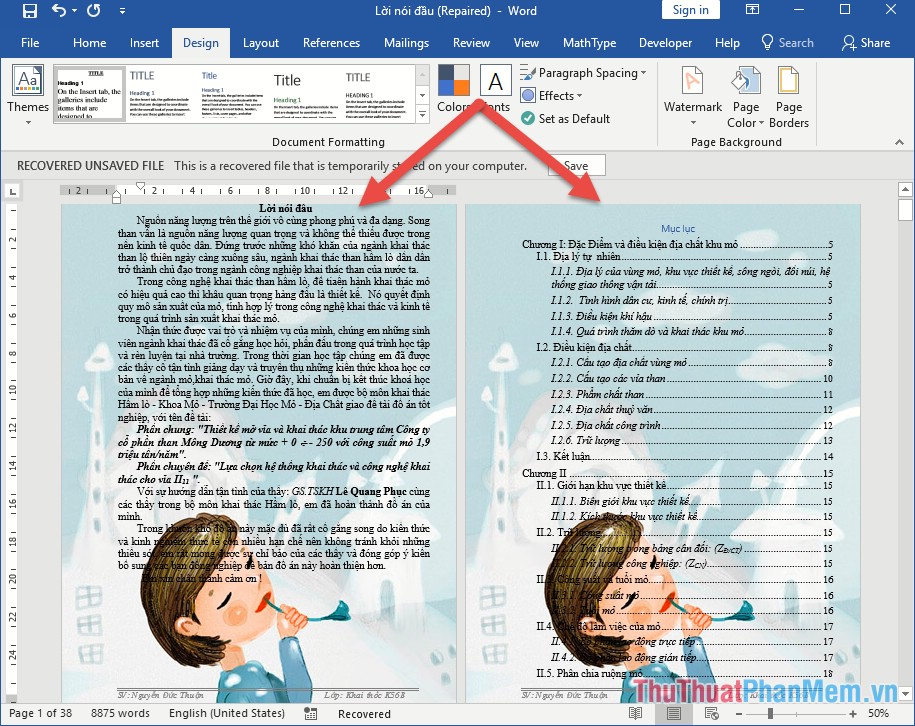 How to insert a background image in Word Picture 7