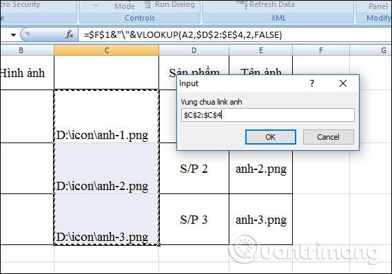 How to insert a batch image into Excel box Picture 15