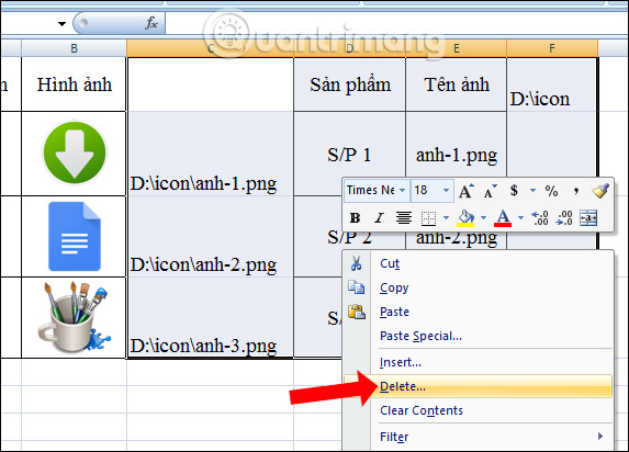 How to insert a batch image into Excel box Picture 19