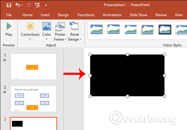 How to insert a clock into PowerPoint Picture 11
