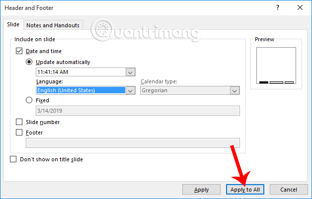 How to insert a clock into PowerPoint Picture 3