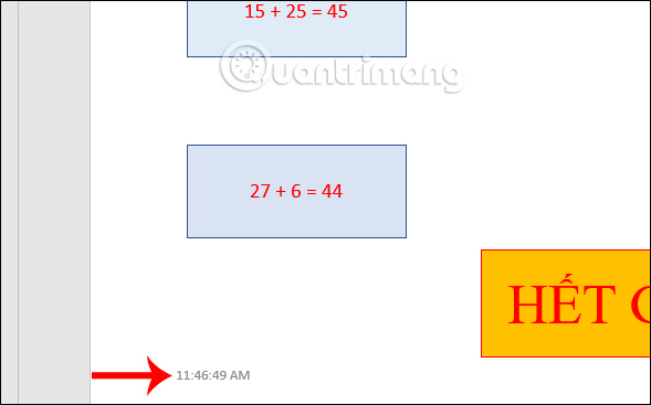 How to insert a clock into PowerPoint Picture 4