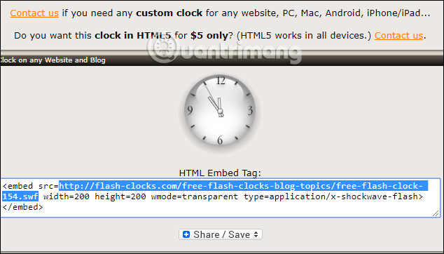 How to insert a clock into PowerPoint Picture 9
