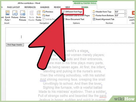 How to Insert a Custom Header or Footer in Microsoft Word Picture 10