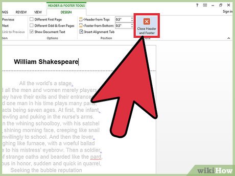 How to Insert a Custom Header or Footer in Microsoft Word Picture 11