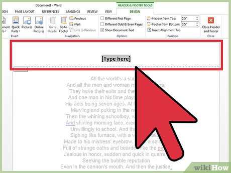 How to Insert a Custom Header or Footer in Microsoft Word Picture 12