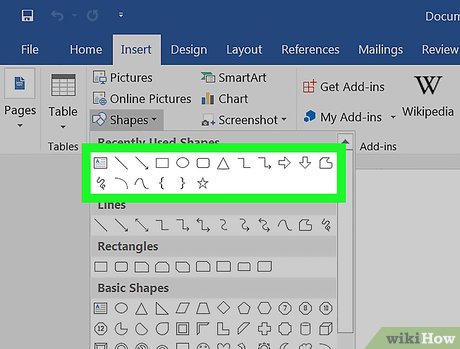 How to Insert a Line in Word Picture 5