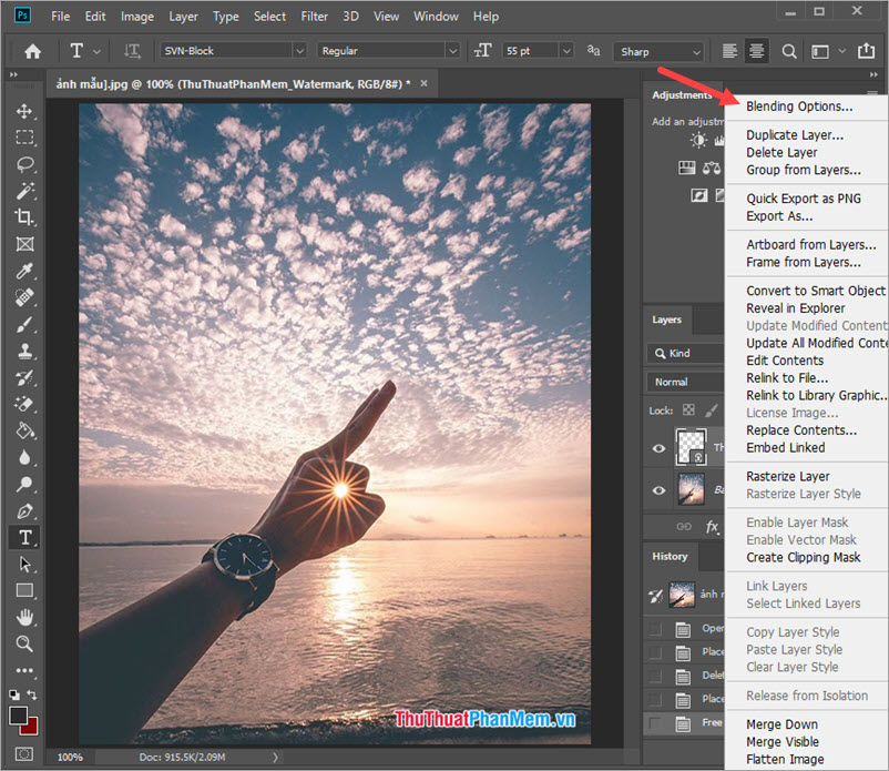 How to insert a Logo into a photo in Photoshop Picture 5