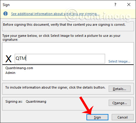 How to insert a signature in Word Picture 9