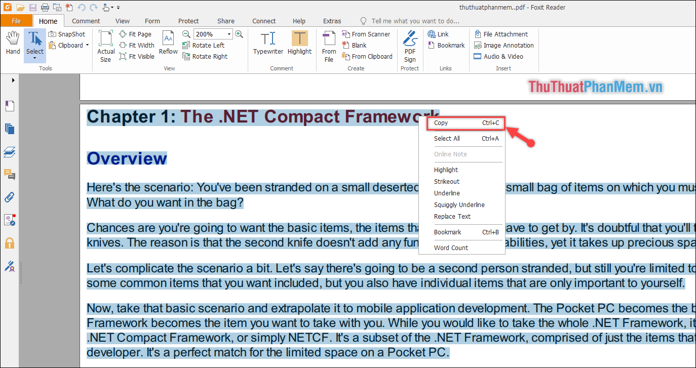 How to insert and copy PDF files into Word quickly and standardly Picture 7