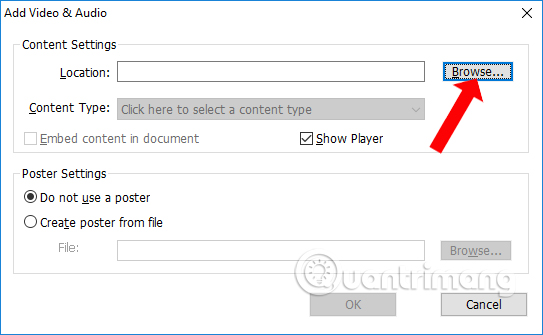 How to insert audio and video files into PDF Picture 3