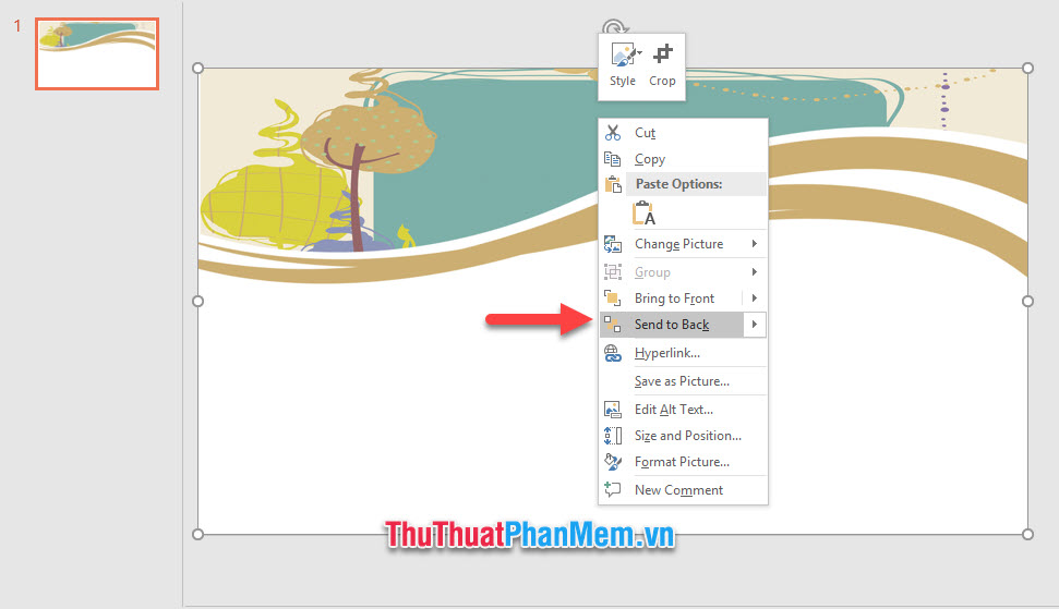 How to insert background into PowerPoint