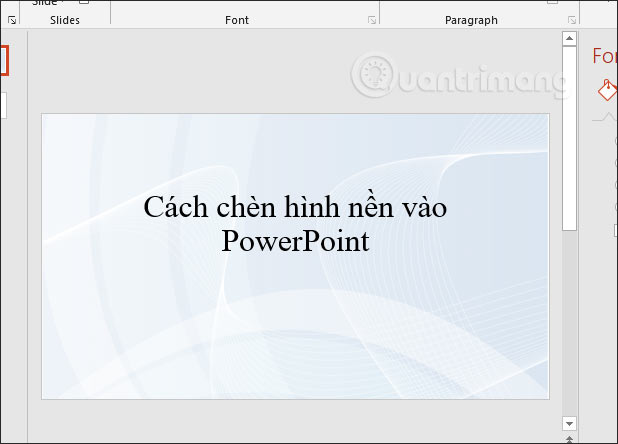 How to insert backgrounds into PowerPoint Picture 9
