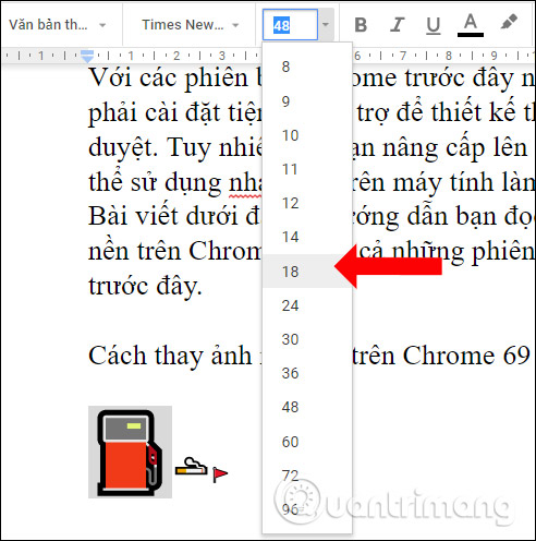 How to insert characters on Google Docs Picture 7