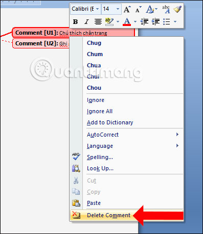 How to insert content annotations on Word Picture 5