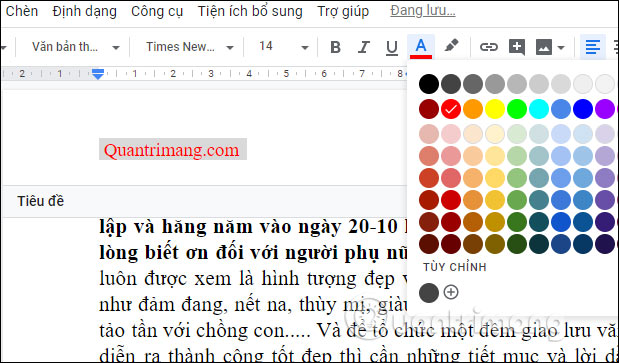 How to insert Header, Footer in Google Docs Picture 3