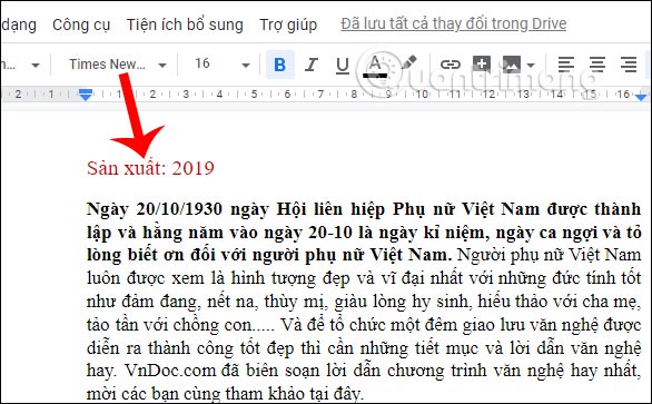 How to insert Header, Footer in Google Docs Picture 6