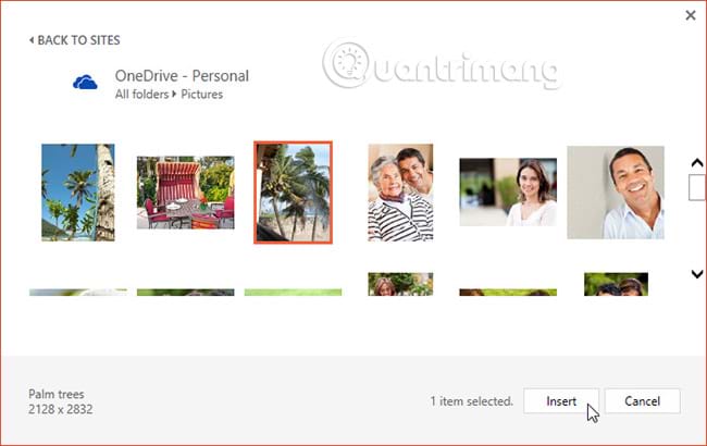 How to insert images into Powerpoint 2016 Picture 5
