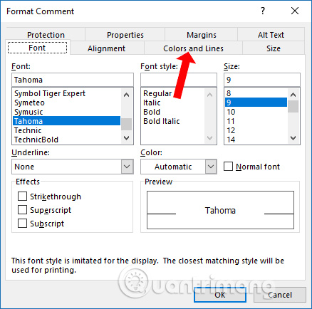 How to insert images into the Excel comment box Picture 3