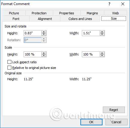 How to insert images into the Excel comment box Picture 8