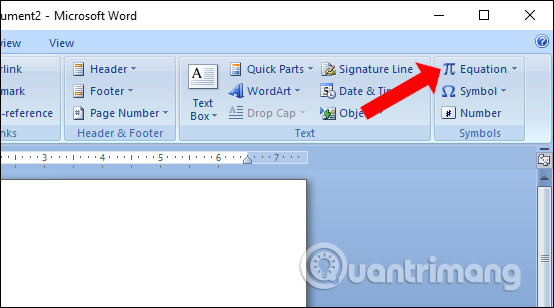 how to add formulas in word 2007