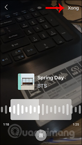 How to insert music into photos and videos on Facebook Picture 11
