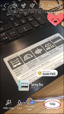 How to insert music into photos and videos on Facebook Picture 15