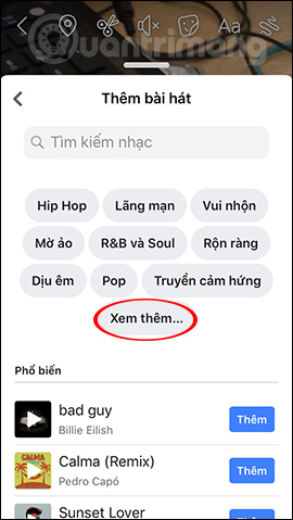 How to insert music into photos and videos on Facebook Picture 5