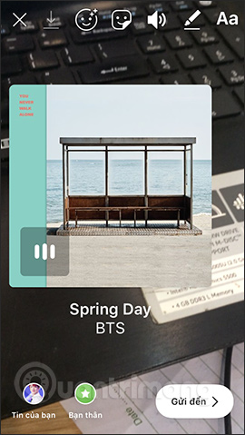 How to insert music into videos and photos on Instagram Picture 14