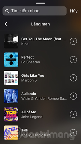 How to insert music into videos and photos on Instagram Picture 8