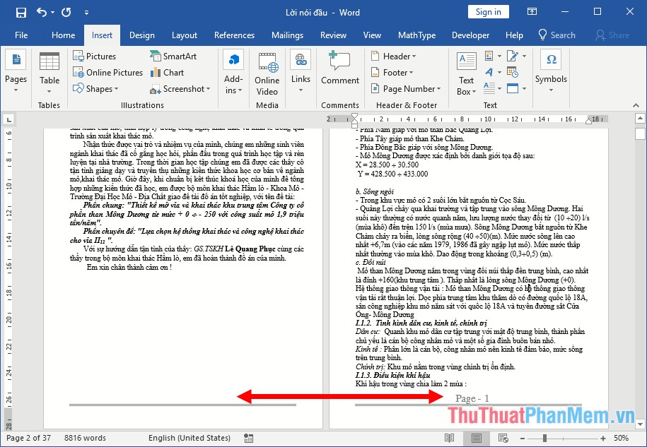 How to insert page numbers and page numbers in Word Picture 13