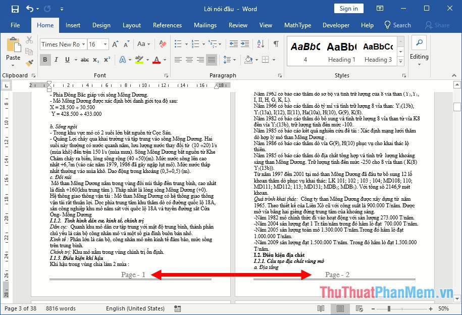 How to insert page numbers and page numbers in Word Picture 18
