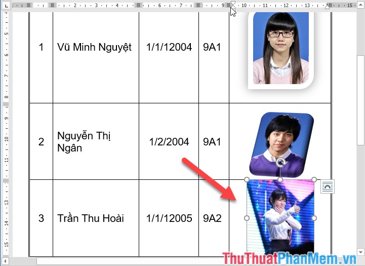 How to insert pictures into Word, Excel and align images Picture 16