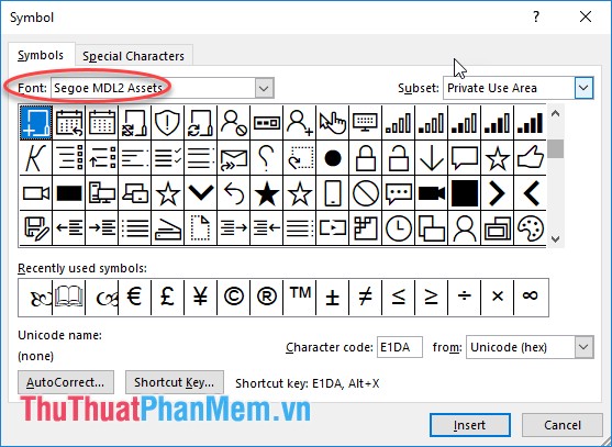 How to insert symbols, special characters in Word Picture 9