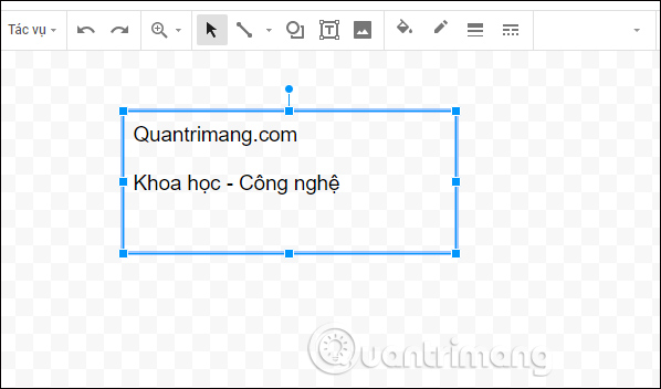 google word text box online